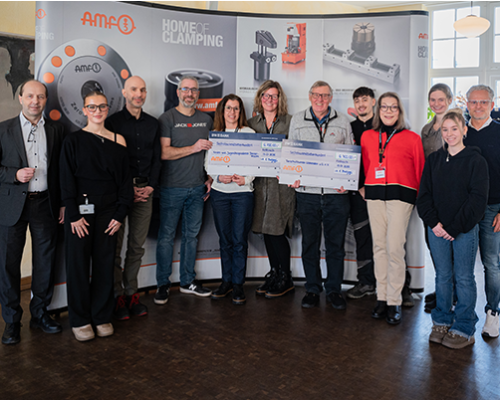 20 Jahre soziales Engagement: AMF-Azubis spenden 13.400 Euro
