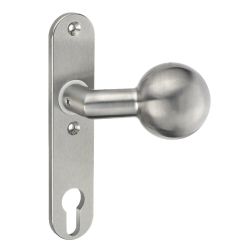 Door knob, cranked