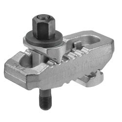 Crocodile clamp, complete with DIN 6379
