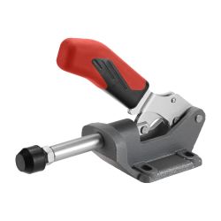 Sauterelle à tige coulissante lourde à poignée rouge