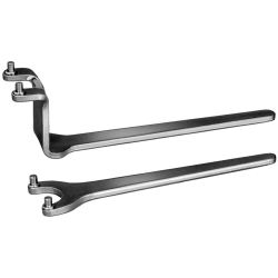 Wrench for 2 hole nuts