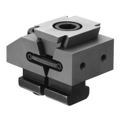 Wedge clamp with fixed jaw, smooth