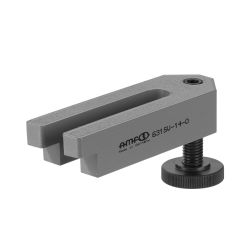 Brida rebajada, con tornillo de apoyo regulable