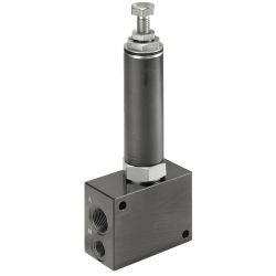 Pressure control seat valve