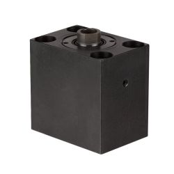 Block cylinder with O-ring connection on base