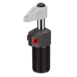 Vérin de serrage pivotant, corps fileté