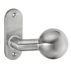 Poignée bouton, coudée