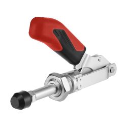 Push-pull type toggle clamp with red handle