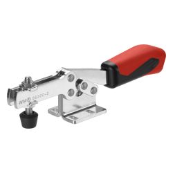 Horizontal toggle clamp plus with red handle