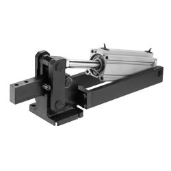 Heavy pneumatic toggle clamp