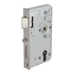 Serrure à verrouillage automatique zinguée