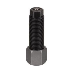 Threaded Cylinder for tube connection, with spherical piston rod