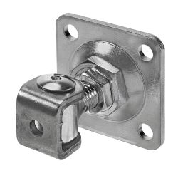 Pernio para portal con placa para clavijas