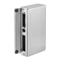 Coffre de gâche, inox 304, poli