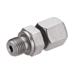 Screw-in fitting, straight, heavy-duty