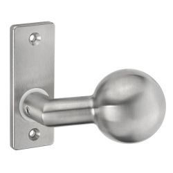 Door knob, cranked