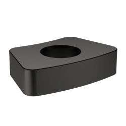 Spring washer for base element, round