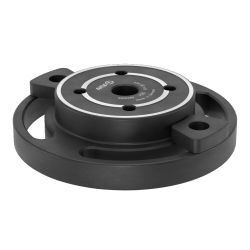 Base element, round, for T-slot plate