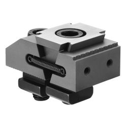 Wedge clamp with fixed jaw, claw jaws