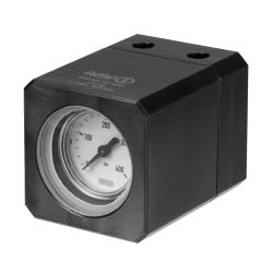 Pressure gauge, with housing