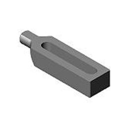 Clamp with cylindrical clamping pin