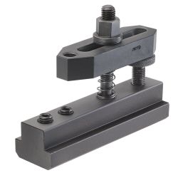 Clamping unit to clamp outside of the tool table