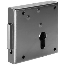 Serrure pour portail à grilles à dormant