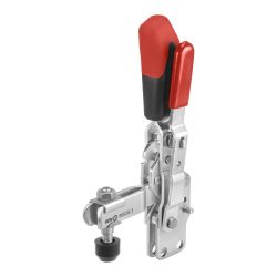 Sauterelle verticale à poignée rouge avec verrouillage de sécurité