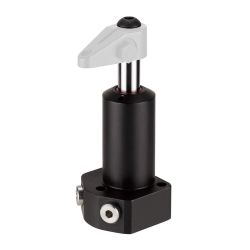 Swing clamp, base-flange-mounting, precision design