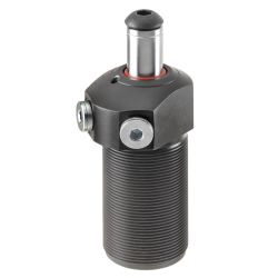 Push-Pull Cylinder, thread-flange-mounting, with guided piston rod