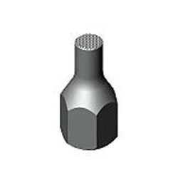 Support pin, knurled