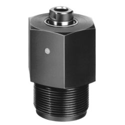 Vérin à visser avec tige de piston taraudée