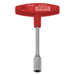 Square socket spanner with T-grip