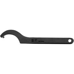 Hook wrench with pin