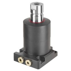 Cilindro de tração e compressão, flange na base, com biela guiada