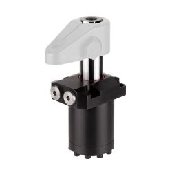 Grampo giratório, construção do flange de topo, modelo de precisão