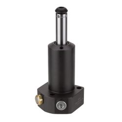 Cilindro de tração, flange na base, com pistão guiado