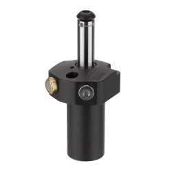 Cilindro de tração, flange no topo, com pistão guiado