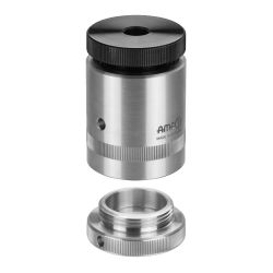 Vérin en aluminium avec protection contre les copeaux et base en aluminium