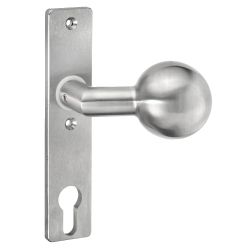 Poignée bouton, coudée