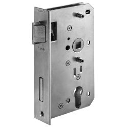 Anti-panic lock, zinc-plated