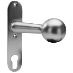 Door knob, cranked
