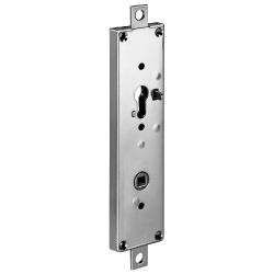 Garage-door locks for up-and-over and leaf doors