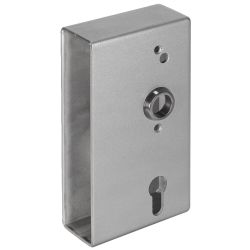 Sliding-door lock case, empty