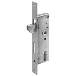 Tube-frame sliding-door lock