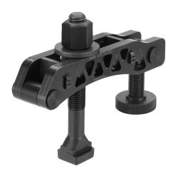 Clamp light design, with adjustable support screw, complete