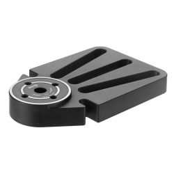 Elemento de base, plano para placa de ranhura em T, circular