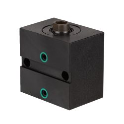 Block cylinder with O-ring connection on side