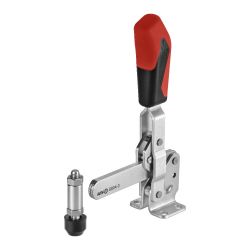 Sauterelle verticale à poignée rouge