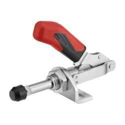 Push-pull type toggle clamp with red handle